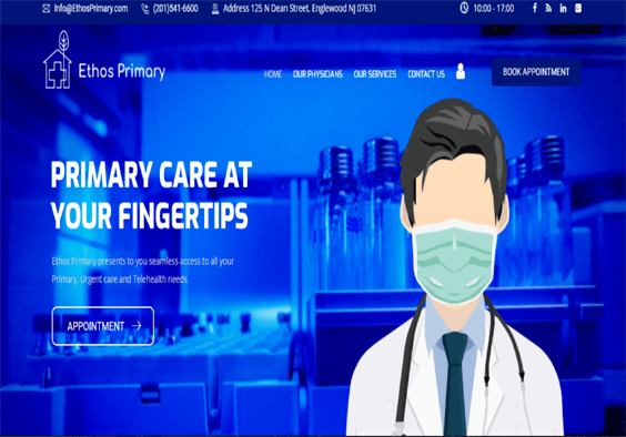 Ethosprimary(Healthcare Website)