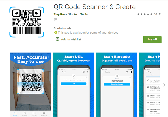 QR Code Scanner & Create