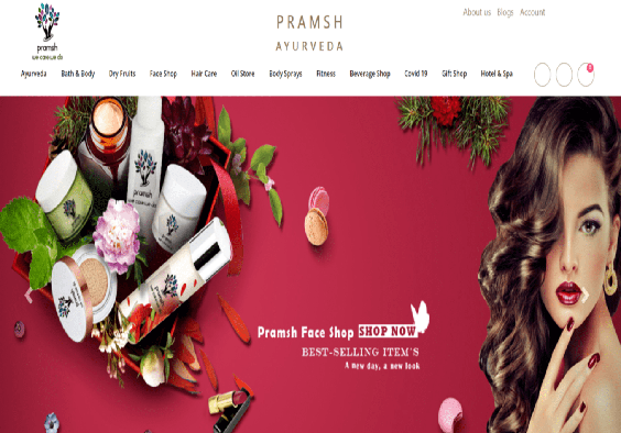 Pramsh(eCommerce Website)
